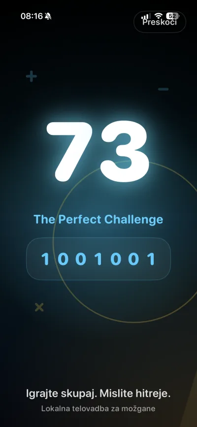 Predogled aplikacije 73 – The Perfect Challenge
